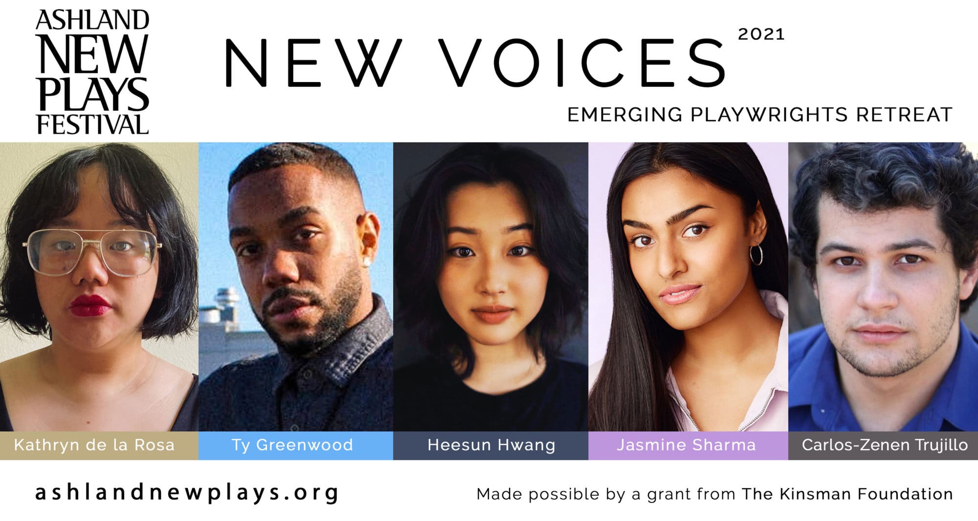 Ashland New Plays Festival New Voices Emerging Playwrights