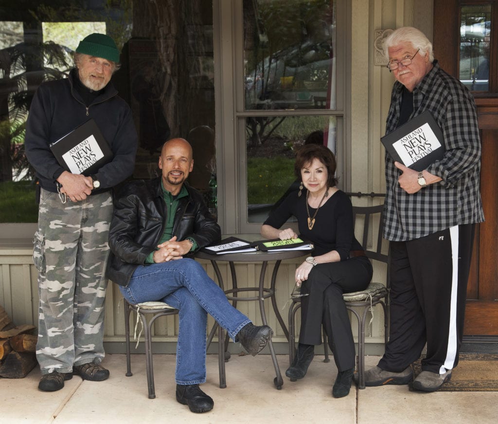 Cast of <i>Quietus</i> by two-time ANPF winner Richard Manley. Featuring: Kenneth Albers, Denis Arndt, Catherine Lynn Davis and Michael Elich.