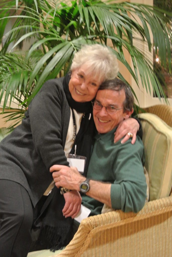 ANPF founding member Norma Wright with long-time ANPF volunteer and reader committee co-chair Gray McKee.